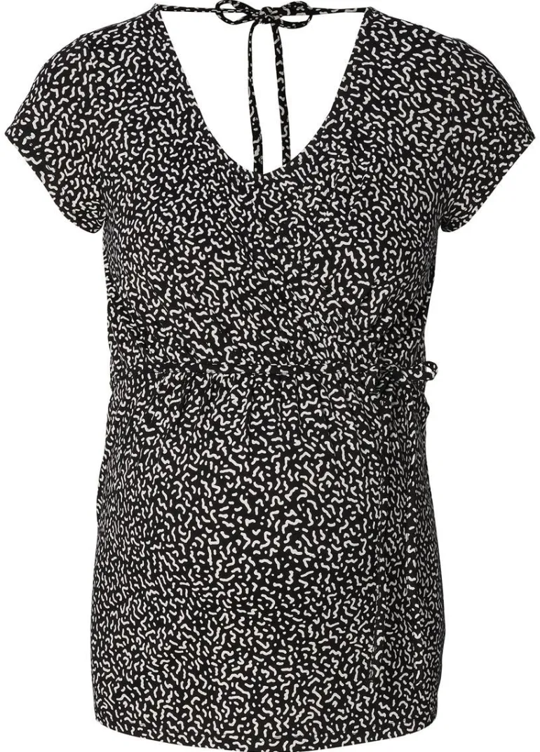 voedings_tshirt__deep_bla_2.webp Noppies T-Shirts | T-Shirts<Voedings T-shirt - Deep Black
