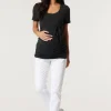 Noppies T-Shirts | T-Shirts<Voedings T-shirt - Gunmetal