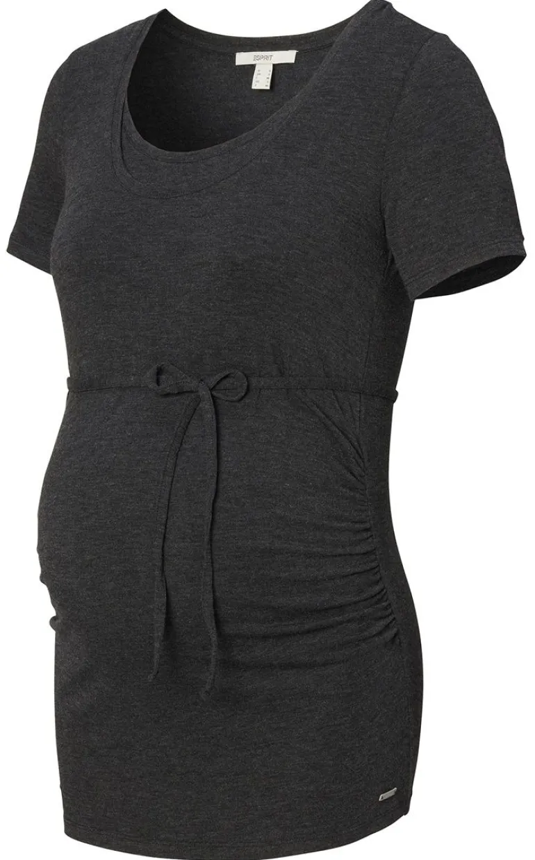 voedings_tshirt__gunmetal_13.webp Noppies T-Shirts | T-Shirts<Voedings T-shirt - Gunmetal
