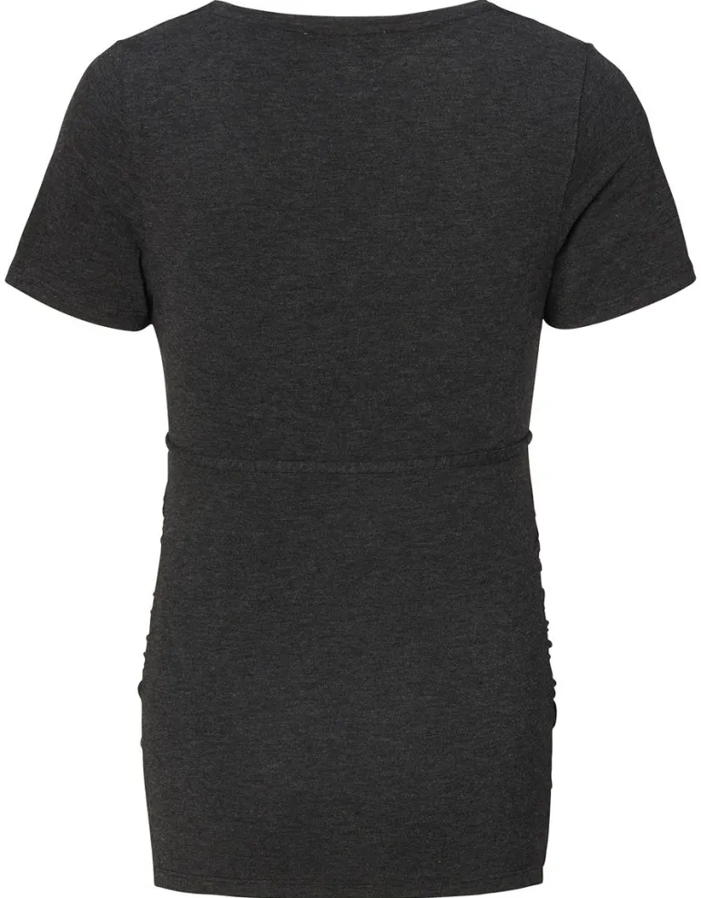 voedings_tshirt__gunmetal_3-1.webp Noppies T-Shirts | T-Shirts<Voedings T-shirt - Gunmetal