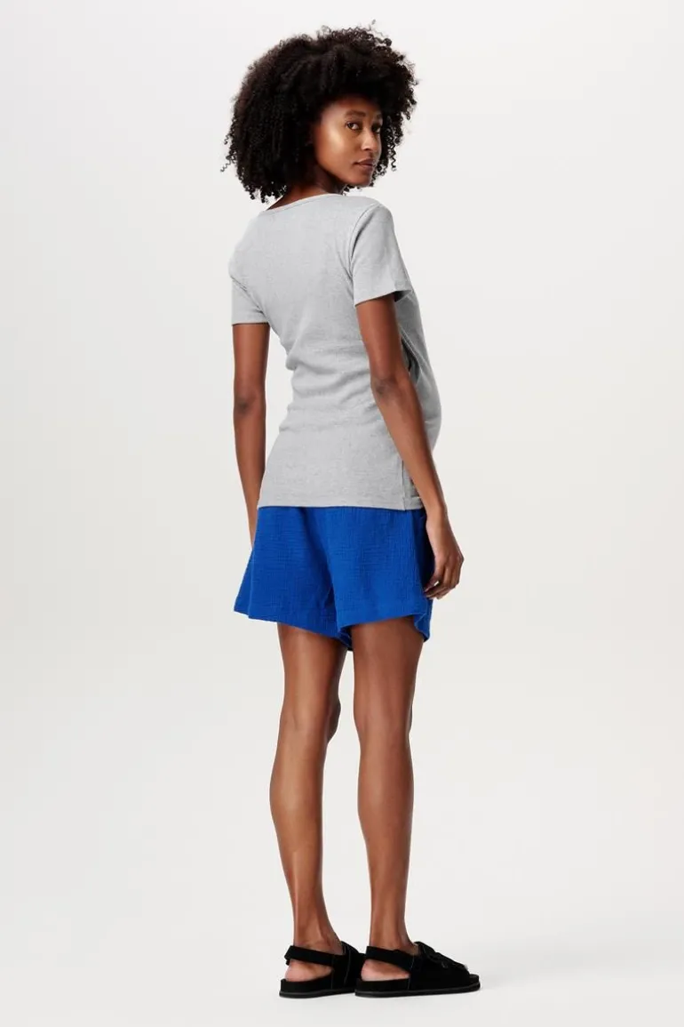 voedings_tshirt__light_gr_1.webp Noppies T-Shirts | T-Shirts<Voedings T-shirt - Light Grey melange