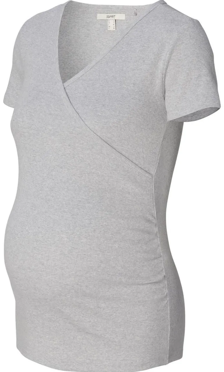 voedings_tshirt__light_gr_4.webp Noppies T-Shirts | T-Shirts<Voedings T-shirt - Light Grey melange