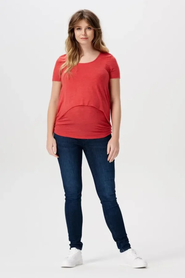 Noppies T-Shirts | T-Shirts<Voedings T-shirt - Mission Red