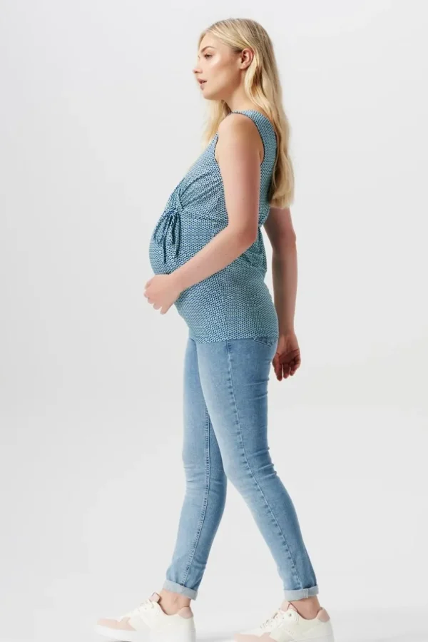 Noppies T-Shirts | T-Shirts<Voedings T-shirt - Pastel Blue