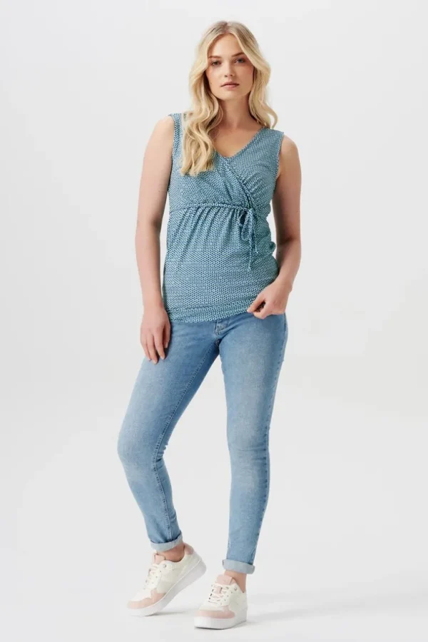 Noppies T-Shirts | T-Shirts<Voedings T-shirt - Pastel Blue