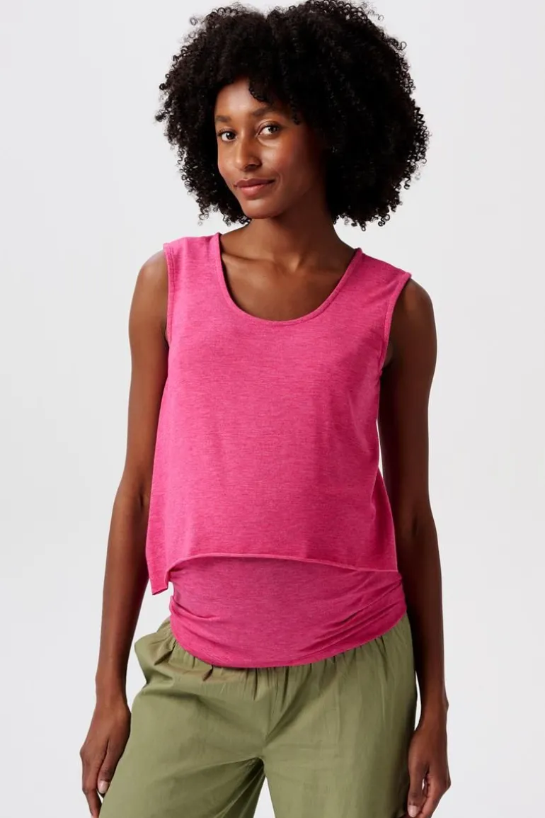 voedings_tshirt__pink_fuc_0.webp Noppies T-Shirts | T-Shirts<Voedings T-shirt - Pink Fuchsia
