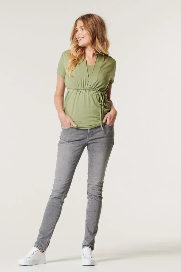 Noppies T-Shirts | T-Shirts<Voedings T-shirt - Real Olive