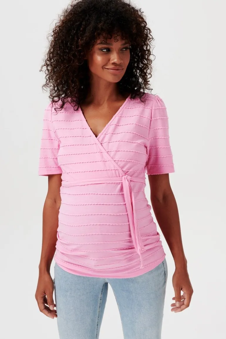voedings_tshirt_arua__cyc_8.webp Noppies T-Shirts | T-Shirts<Voedings T-shirt Arua - Cyclamen