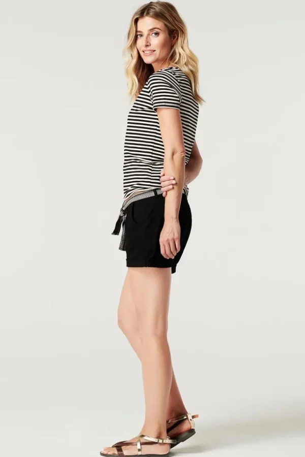 Noppies T-Shirts | T-Shirts<Voedings T-shirt Easton - Black