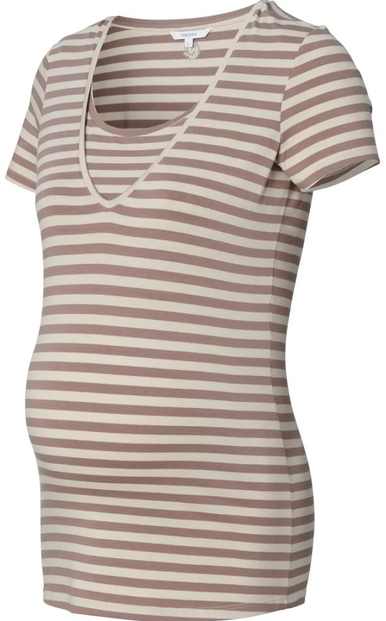voedings_tshirt_holley__p_14.webp Noppies T-Shirts | T-Shirts<Voedings T-shirt Holley - Pine Bark