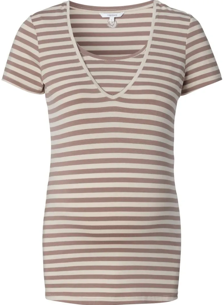 voedings_tshirt_holley__p_2.webp Noppies T-Shirts | T-Shirts<Voedings T-shirt Holley - Pine Bark