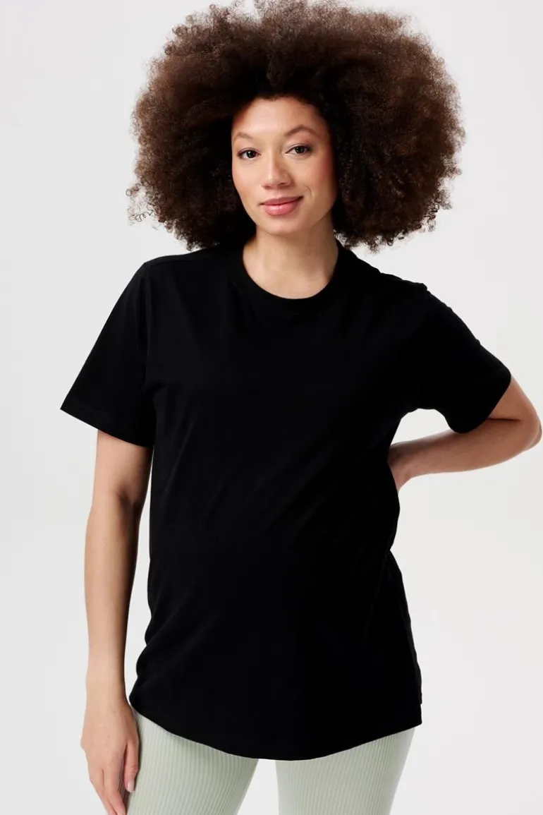 voedings_tshirt_ifke__bla_0.webp Noppies T-Shirts | T-Shirts<Voedings T-shirt Ifke - Black