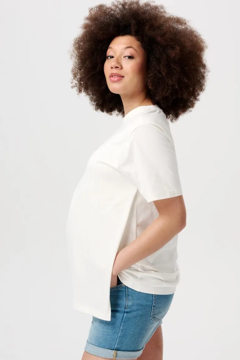 voedings_tshirt_ifke__cre_7.webp Noppies T-Shirts | T-Shirts<Voedings T-shirt Ifke - Cream