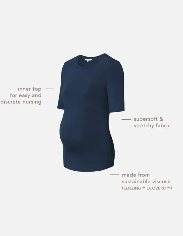 Noppies T-Shirts | T-Shirts<Voedings T-shirt Juli - Night
