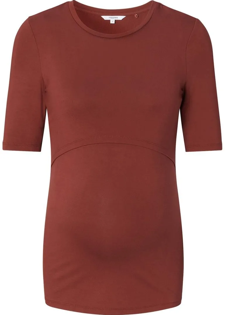 voedings_tshirt_juli__sab_9.webp Noppies T-Shirts | T-Shirts<Voedings T-shirt Juli - Sable