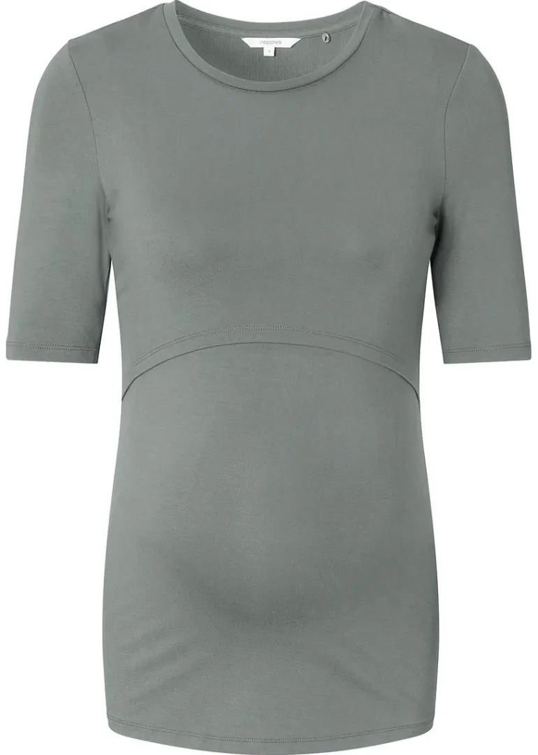 voedings_tshirt_juli__sag_9.webp Noppies T-Shirts | T-Shirts<Voedings T-shirt Juli - Sage