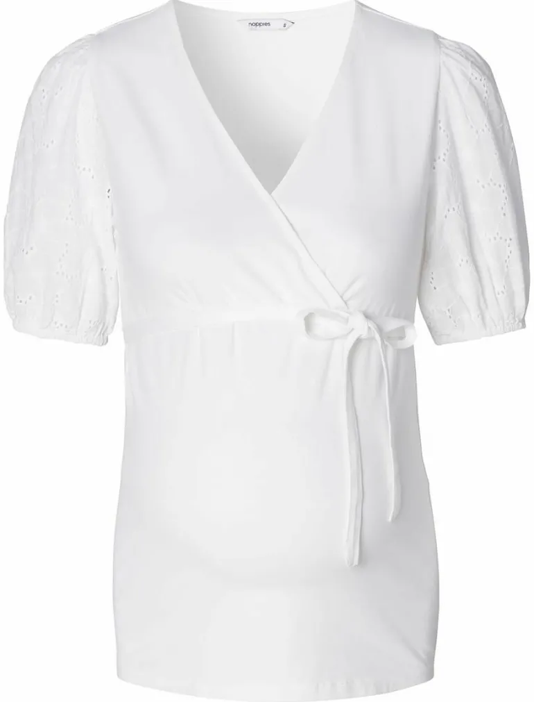 voedings_tshirt_kayleigh__2.webp Noppies T-Shirts | T-Shirts<Voedings T-shirt Kayleigh - Optical White