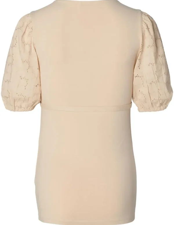 Noppies T-Shirts | T-Shirts<Voedings T-shirt Kayleigh - Light Sand