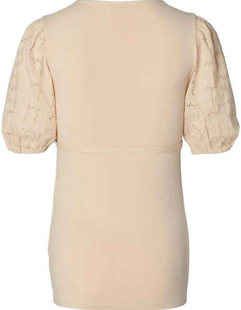 voedings_tshirt_kayleigh__9-1.webp Noppies T-Shirts | T-Shirts<Voedings T-shirt Kayleigh - Light Sand
