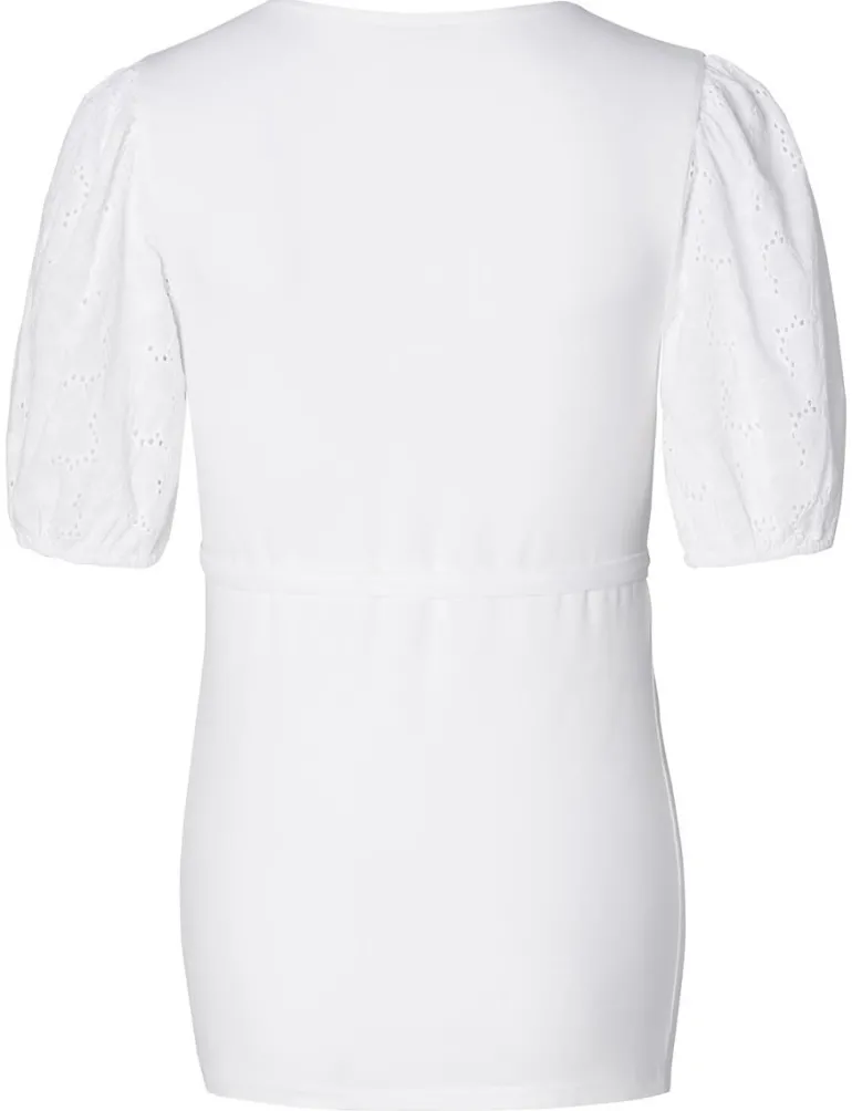 voedings_tshirt_kayleigh__9.webp Noppies T-Shirts | T-Shirts<Voedings T-shirt Kayleigh - Optical White