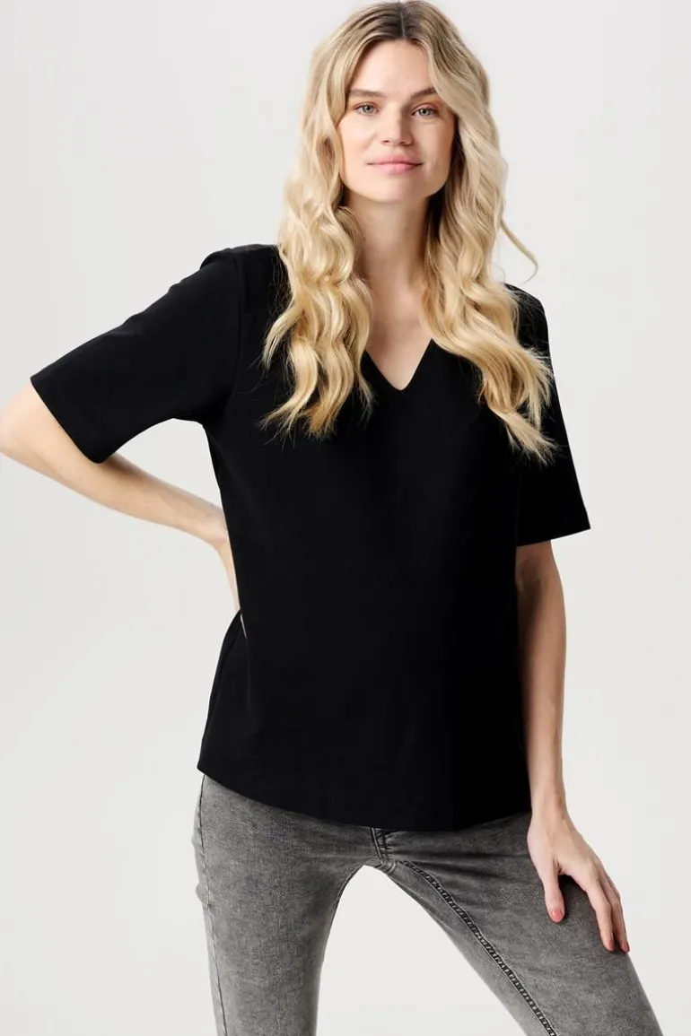 voedings_tshirt_multia__b_0.webp Noppies T-Shirts | T-Shirts<Voedings T-shirt Multia - Black