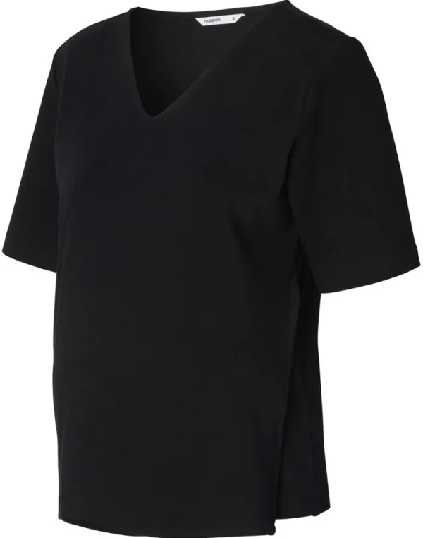 Noppies T-Shirts | T-Shirts<Voedings T-shirt Multia - Black