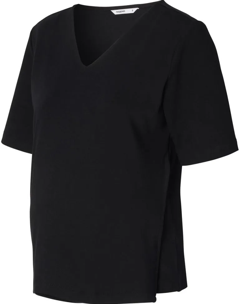 voedings_tshirt_multia__b_4.webp Noppies T-Shirts | T-Shirts<Voedings T-shirt Multia - Black