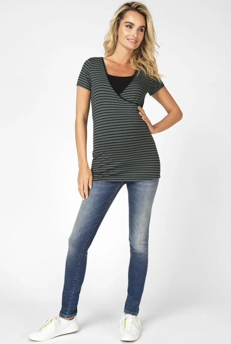 voedings_tshirt_paris__ur_0.webp Noppies T-Shirts<Voedings T-shirt Paris - Urban Chic Stripe