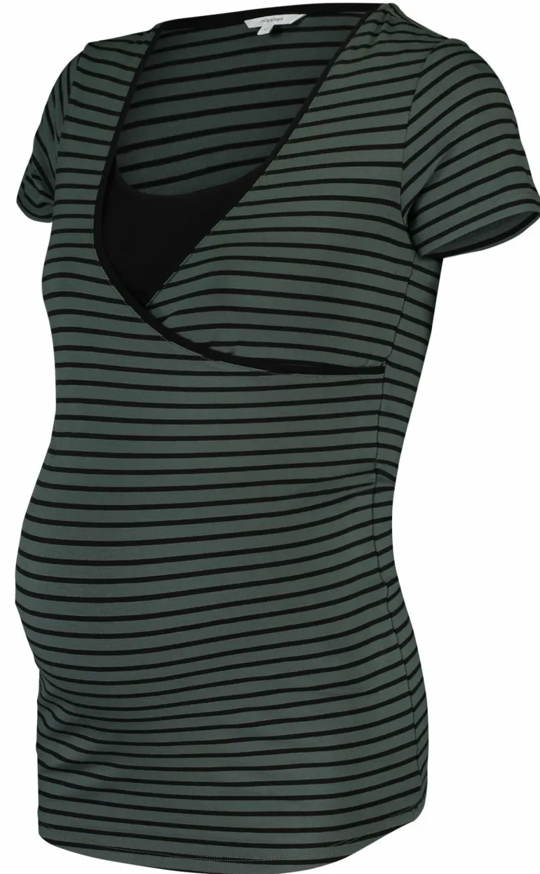 voedings_tshirt_paris__ur_11.webp Noppies T-Shirts<Voedings T-shirt Paris - Urban Chic Stripe