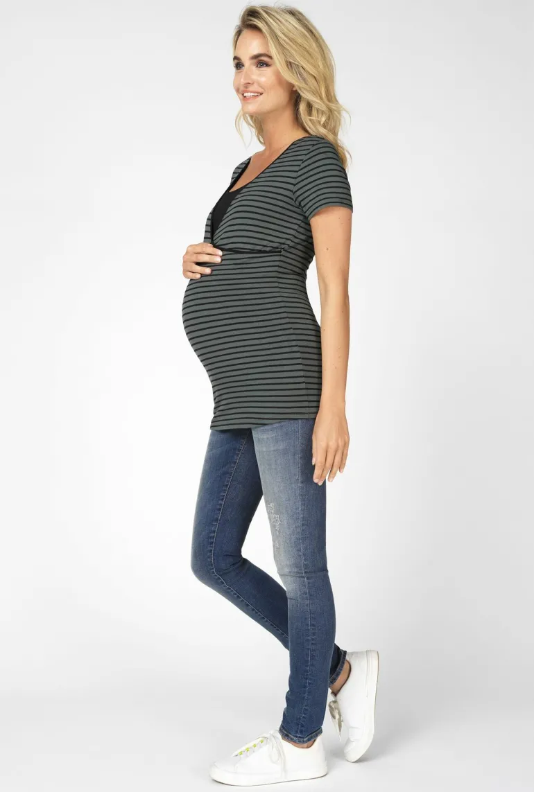 voedings_tshirt_paris__ur_12.webp Noppies T-Shirts<Voedings T-shirt Paris - Urban Chic Stripe