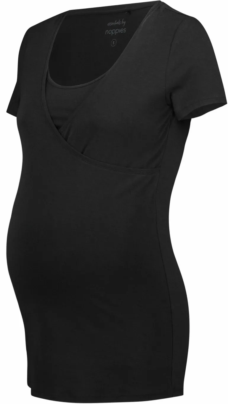 voedings_tshirt_rome__bla_12.webp Noppies T-Shirts | T-Shirts<Voedings T-shirt Rome - Black