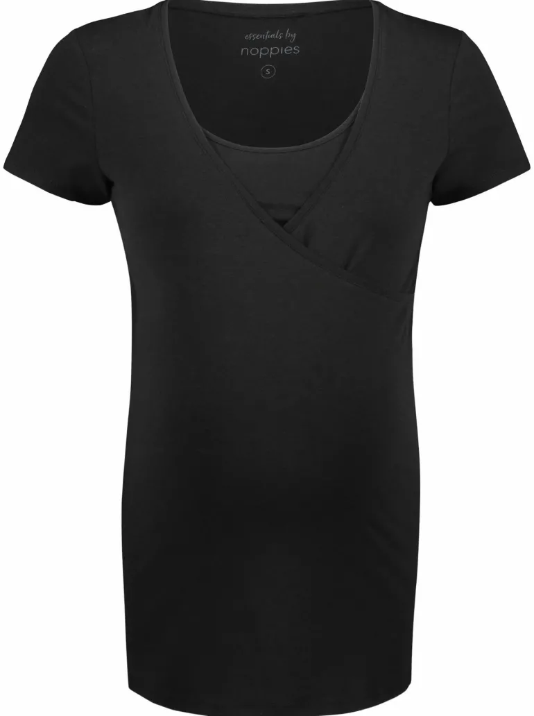 voedings_tshirt_rome__bla_2.webp Noppies T-Shirts | T-Shirts<Voedings T-shirt Rome - Black