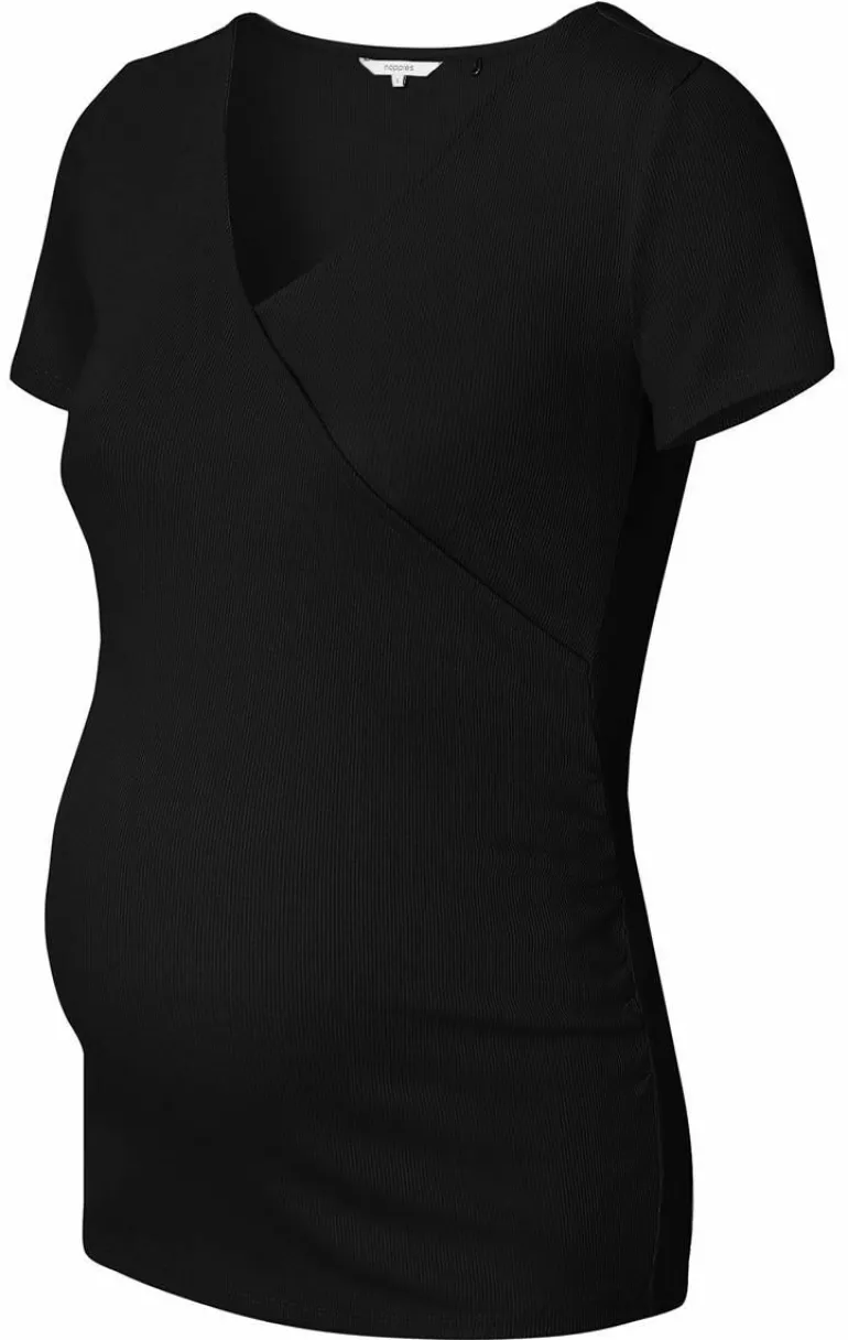 voedings_tshirt_sanson__b_4.webp Noppies T-Shirts | T-Shirts<Voedings T-shirt Sanson - Black
