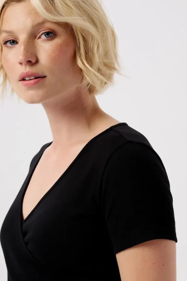 Noppies T-Shirts | T-Shirts<Voedings T-shirt Sanson - Black