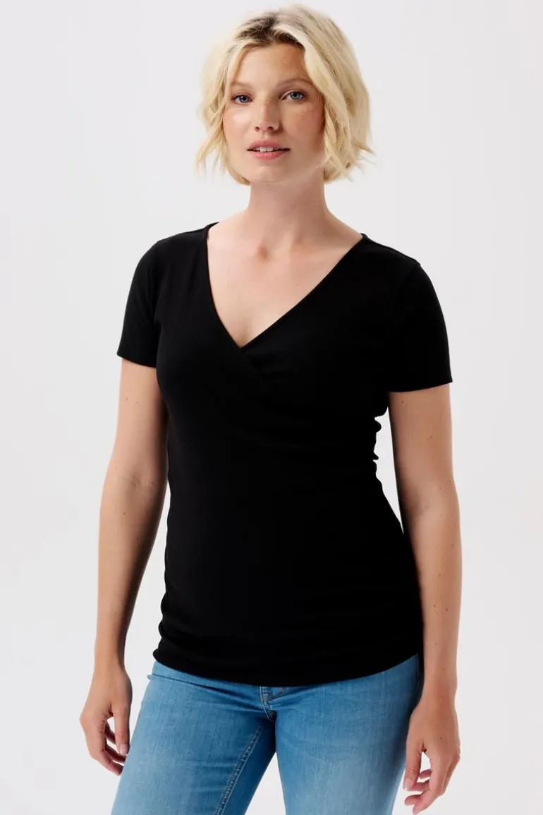 voedings_tshirt_sanson__b_6.webp Noppies T-Shirts | T-Shirts<Voedings T-shirt Sanson - Black