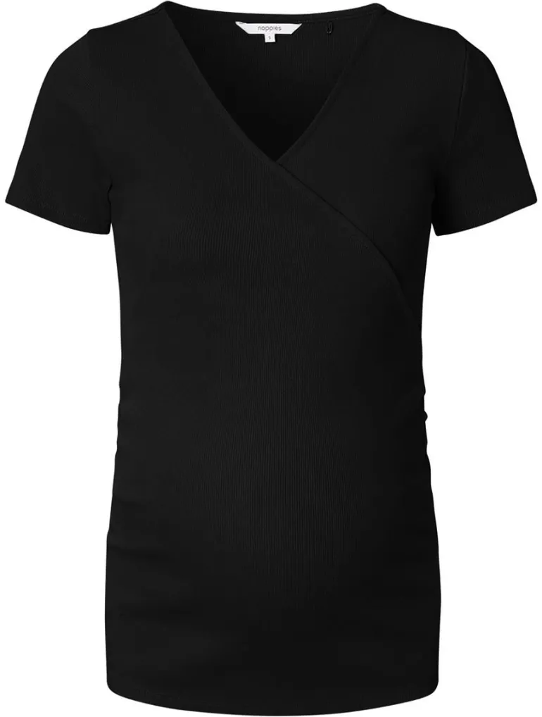 voedings_tshirt_sanson__b_8.webp Noppies T-Shirts | T-Shirts<Voedings T-shirt Sanson - Black