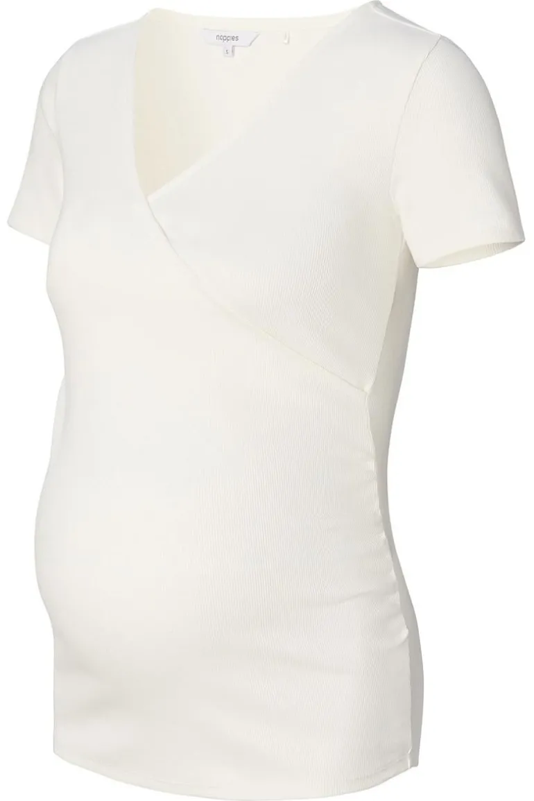 voedings_tshirt_sanson__c_11.webp Noppies T-Shirts | T-Shirts<Voedings T-shirt Sanson - Cream