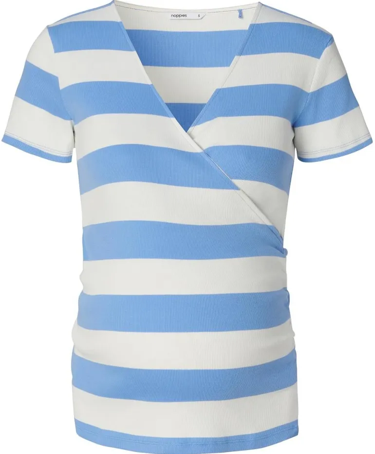 voedings_tshirt_sanson__c_8-1.webp Noppies T-Shirts | T-Shirts<Voedings T-shirt Sanson - Cornflower