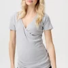 Noppies T-Shirts | T-Shirts<Voedings T-shirt Sanson - Grey Melange