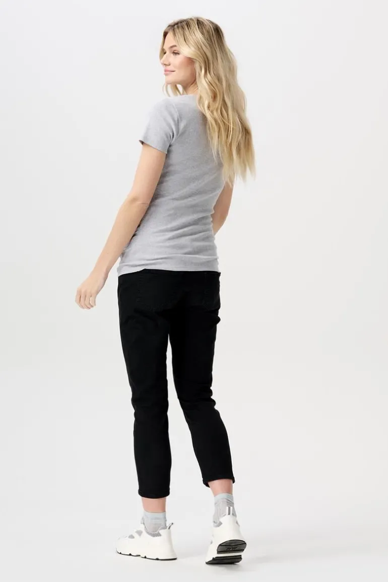 voedings_tshirt_sanson__g_1.webp Noppies T-Shirts | T-Shirts<Voedings T-shirt Sanson - Grey Melange