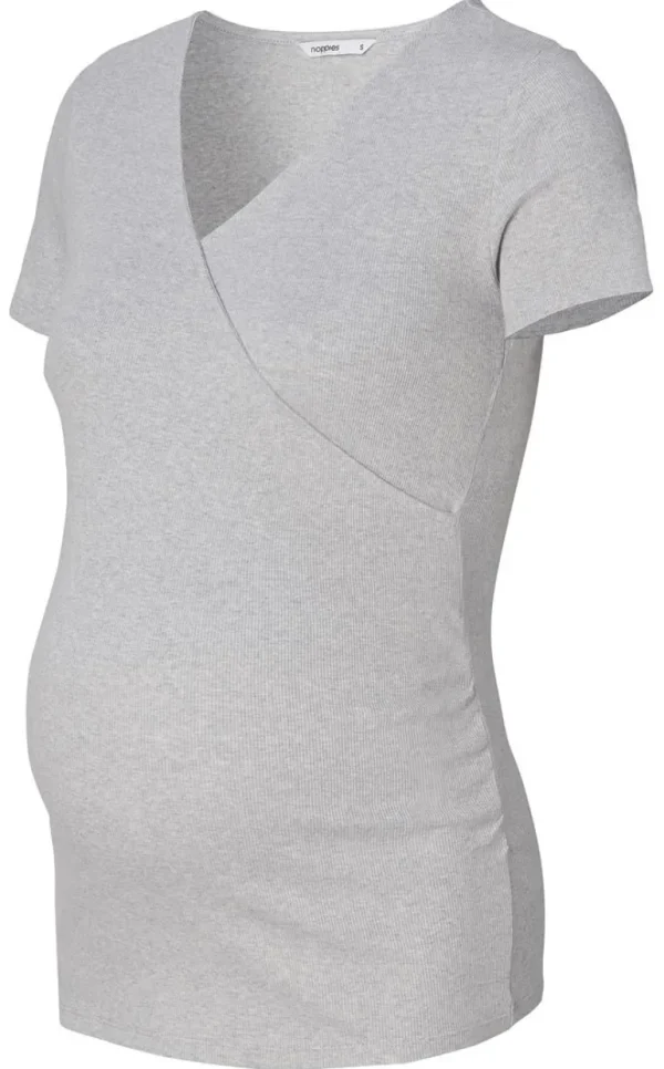 Noppies T-Shirts | T-Shirts<Voedings T-shirt Sanson - Grey Melange
