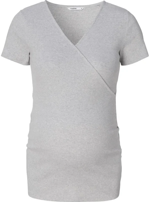 Noppies T-Shirts | T-Shirts<Voedings T-shirt Sanson - Grey Melange