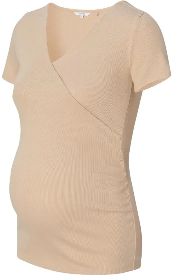 Noppies T-Shirts | T-Shirts<Voedings T-shirt Sanson - White Pepper