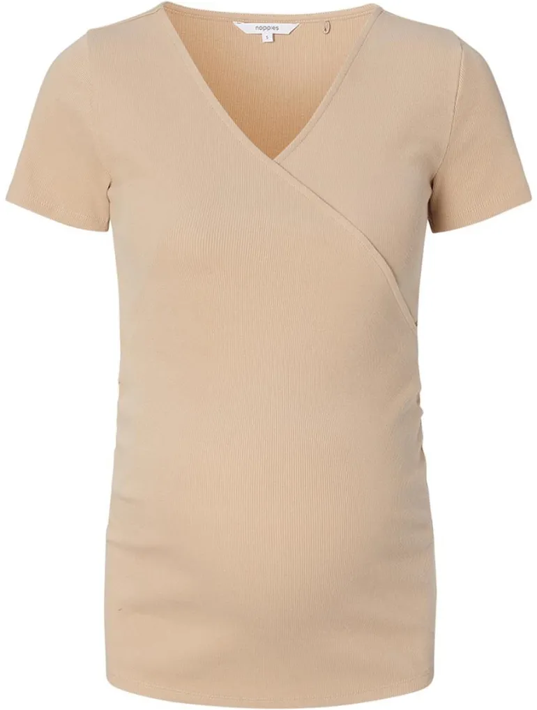 voedings_tshirt_sanson__w_2.webp Noppies T-Shirts | T-Shirts<Voedings T-shirt Sanson - White Pepper