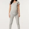 Noppies Nachtkleding & Loungewear | Ondergoed<Voedingspyjama - Light Grey melange