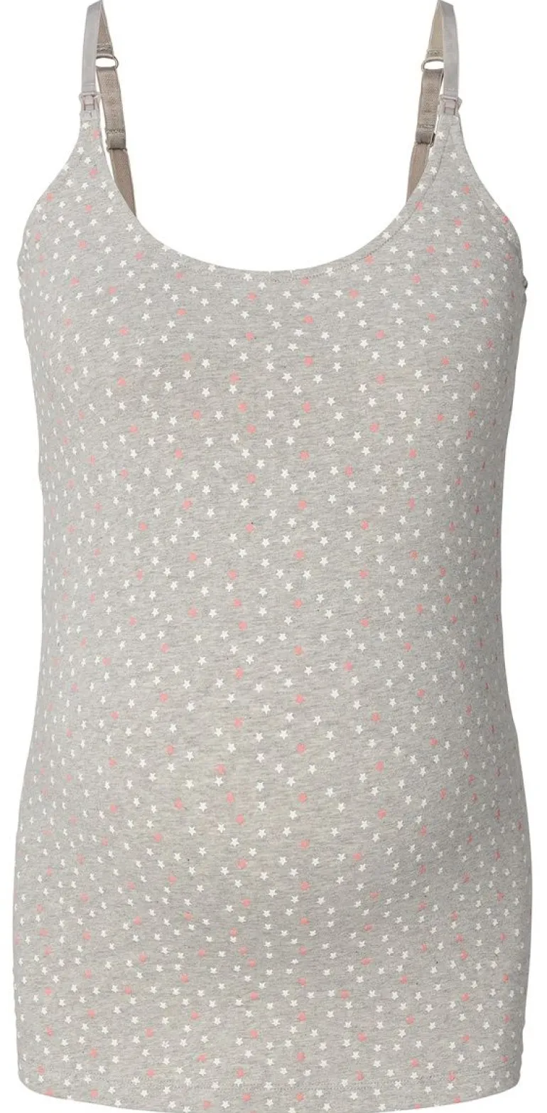 voedingspyjama__light_gre_2.webp Noppies Nachtkleding & Loungewear | Ondergoed<Voedingspyjama - Light Grey melange