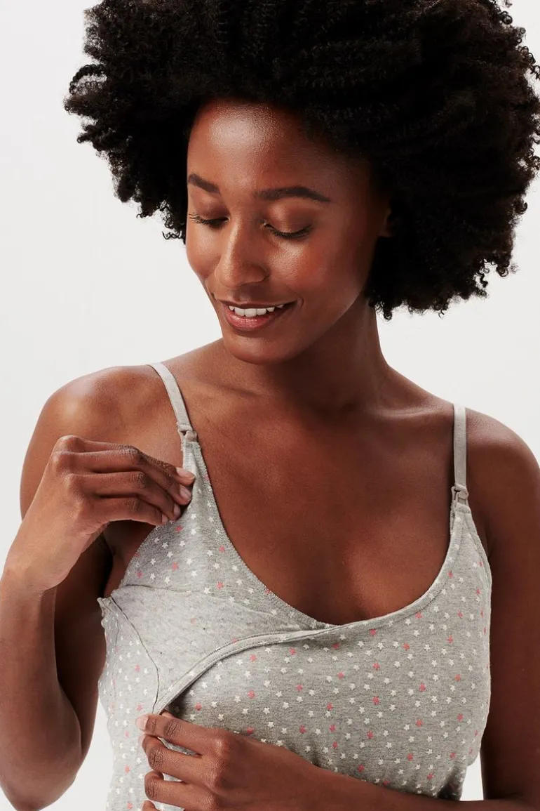 voedingspyjama__light_gre_6.webp Noppies Nachtkleding & Loungewear | Ondergoed<Voedingspyjama - Light Grey melange