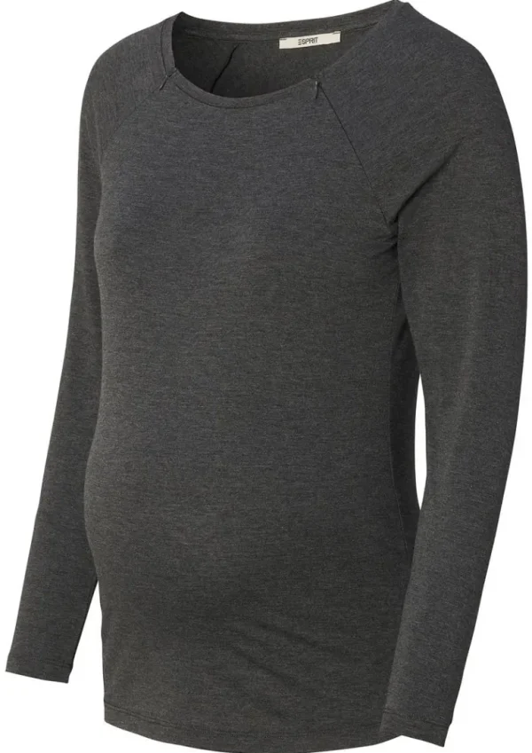 Noppies Shirts | Shirts<Voedingsshirt - Anthracite Melange