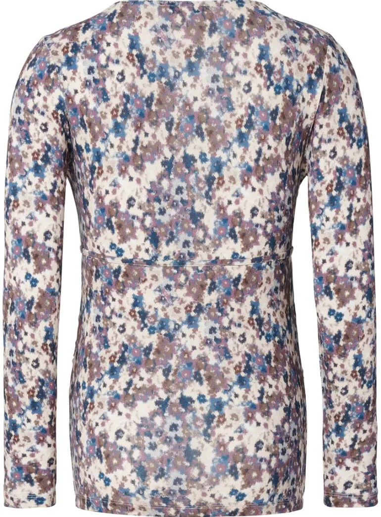 voedingsshirt__blue_12.webp Noppies Shirts | Shirts<Voedingsshirt - Blue