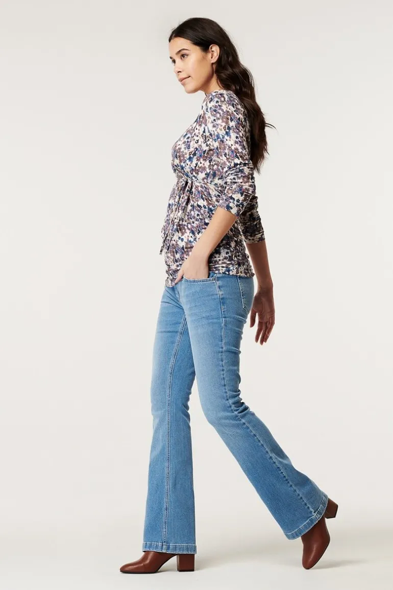 voedingsshirt__blue_8.webp Noppies Shirts | Shirts<Voedingsshirt - Blue